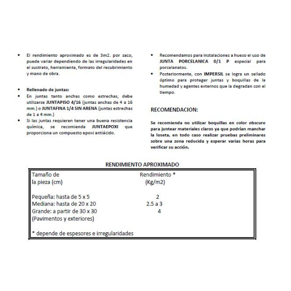 Pegamento PEGA PORCELANATO BLANCO - Imagen 3